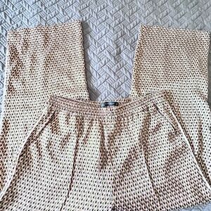 Zara women’s Ankle Pajama Pant  NWOT